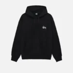 Basic Black Stussy Hoodie