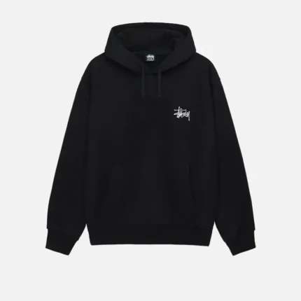 Basic Black Stussy Hoodie