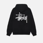 Basic Black Stussy Hoodie