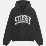 Black Stussy International Hoodie