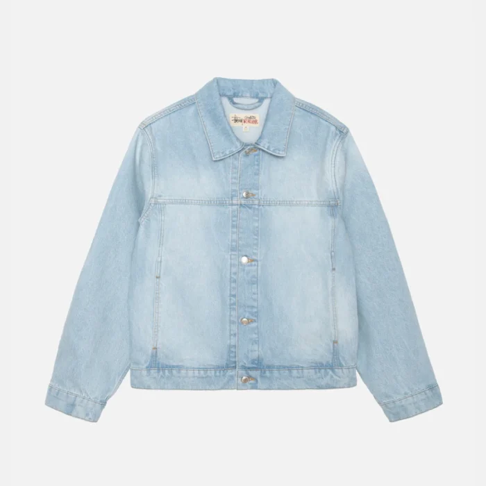 Stussy Trucker Denim Jacket Light Wash