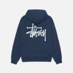 Basic Stussy Hoodie in Navy