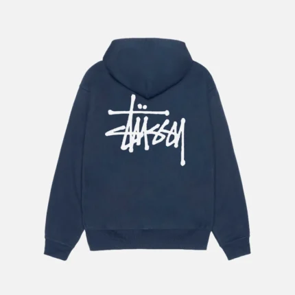 Blue Stussy Hoodie-back