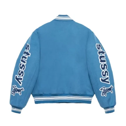 Stussy Varsity Competition Jacket Blue