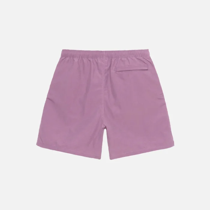 Purple Stussy Swim Shorts-back