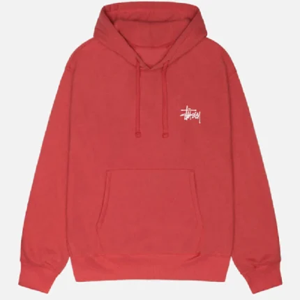 Red Stussy Hoodie