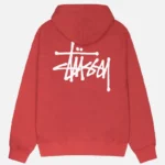 Basic Pullover Red Stussy Hoodie