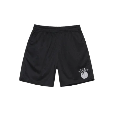 Buy Stussy 8 Ball Logo Mesh Short Black