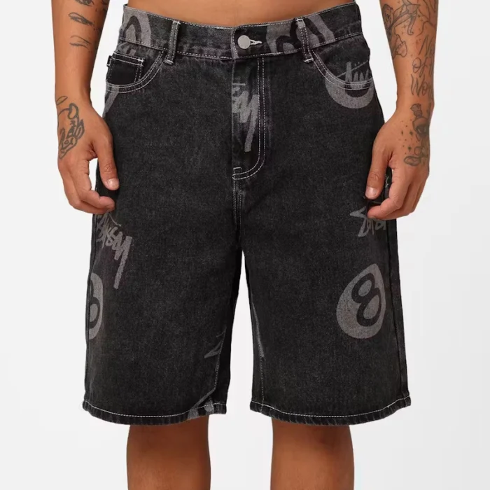 Stussy 8 ball Shorts Denim