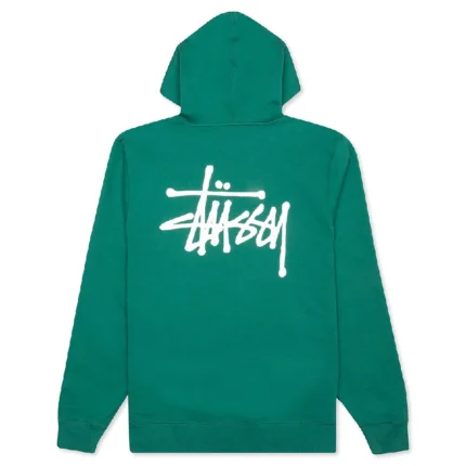 Stussy Basic Green Dark Hoodie