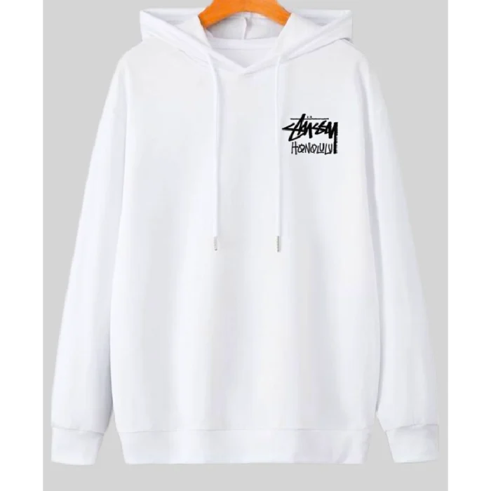 Stussy Honolulu White Hoodie