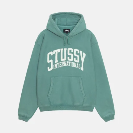 Stussy International Relaxed Teal Hoodie