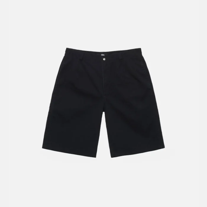 Stussy Chino Work Short In Black