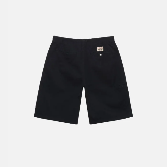 Stussy Chino Work Short In Black-back