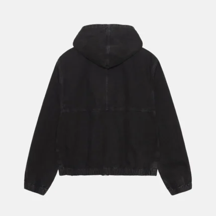 Stussy Work Jacket Insulated Canvas Black-back