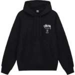 Stussy World Tour Hoodie In Black-front