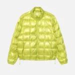 Yellow Stussy Puffer Jacket