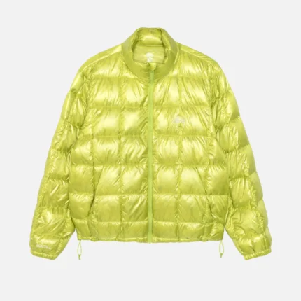 Yellow Stussy Puffer Jacket