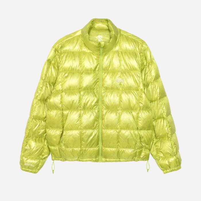 Yellow Stussy Puffer Jacket