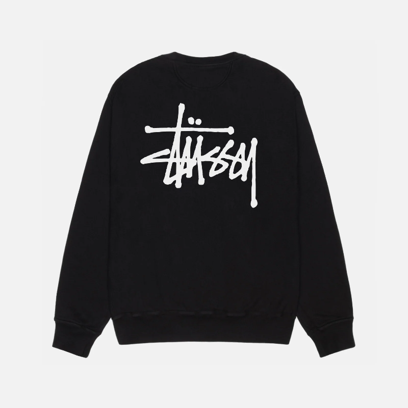 Black Stussy Sweater-back