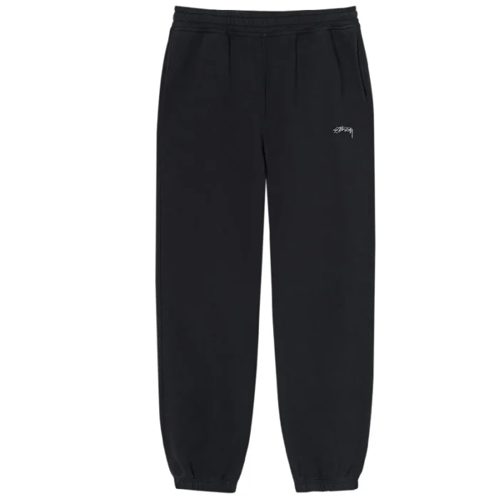 Stussy Washed Sweatpants Black