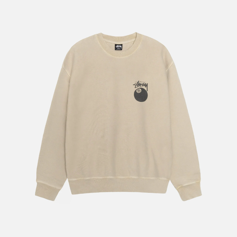 Khaki Stussy 8 Ball Sweater