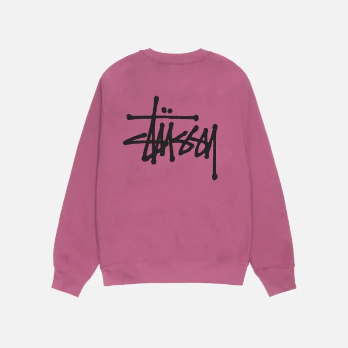 Pink Stussy Sweater-back