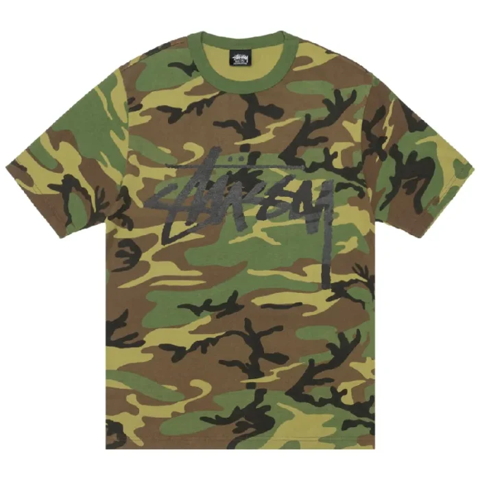 Stussy Stock Camo Shirt Camo/Black