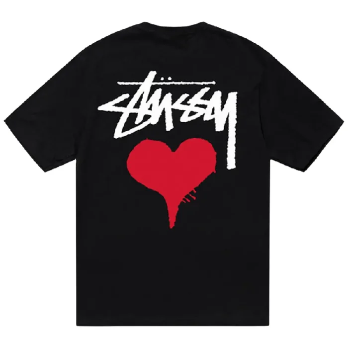 Stussy Heart Shirt-back