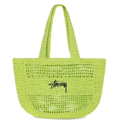 Stussy Raffia Tote Bag