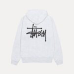 Stussy Basic Zip Ash Heather Hoodie
