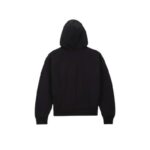 Stussy x Nike Washed Fleece Zip Black Hoodie