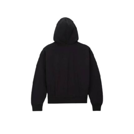 Stussy x Nike Washed Fleece Zip Black Hoodie