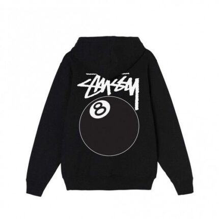 Stussy 8 Ball Black Hoodie
