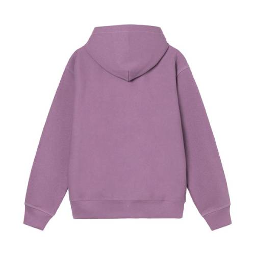 Stussy 8 Ball Embroidered Orchid Hoodie-Back