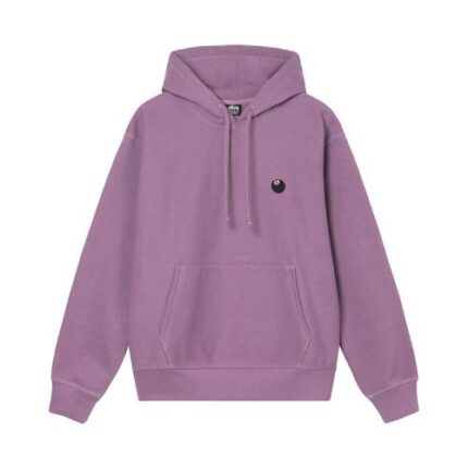 Stussy 8 Ball Embroidered Orchid Hoodie