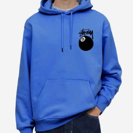 Stussy Basic 8 Ball Blue Hoodie