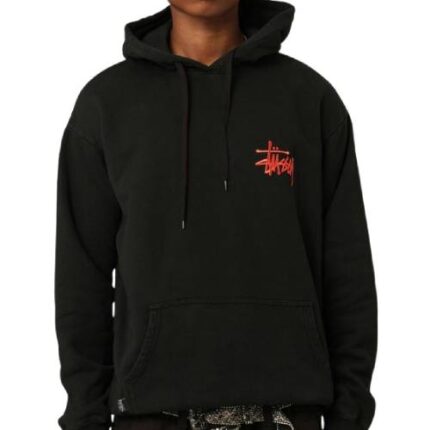 Stussy Dragon Pigment Black Hoodie