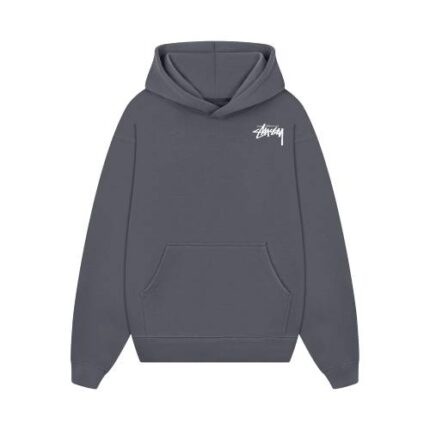 Stussy Golden Asian Dragon Dark Grey Hoodie