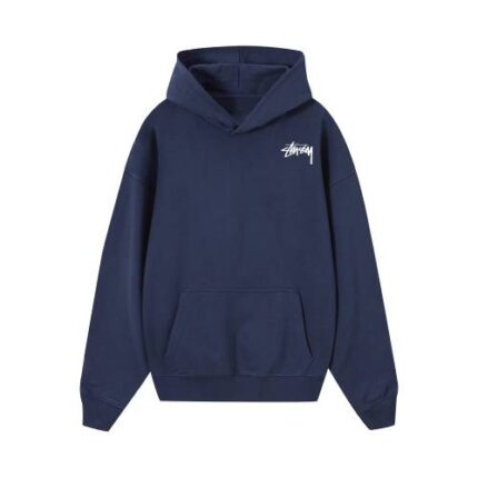 Stussy Golden Asian Dragon Navy Hoodie