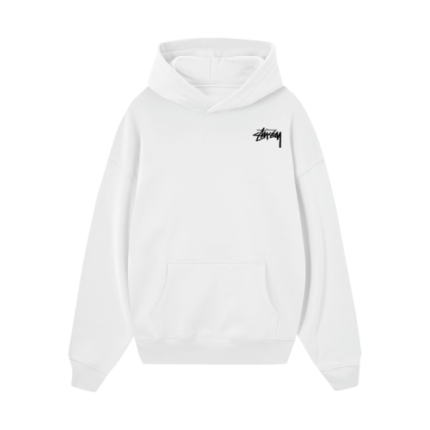 Stussy Golden Asian Dragon White Hoodie