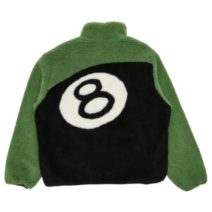 Stussy Green 8 Ball Jacket