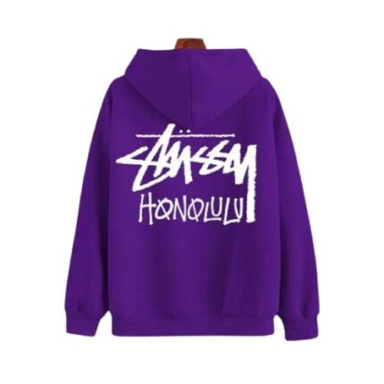 Stussy Honolulu Purple Hoodie