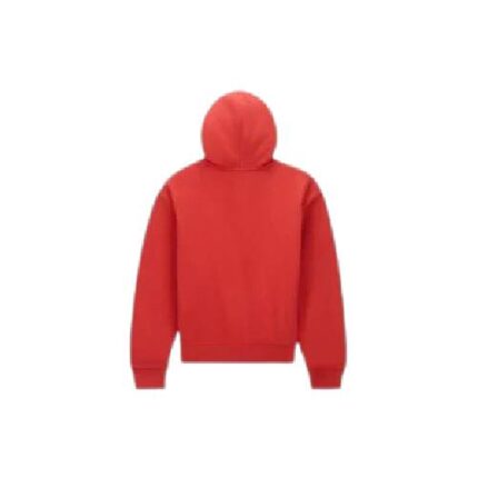 Stussy x Nike Zip Fleece Red Hoodie