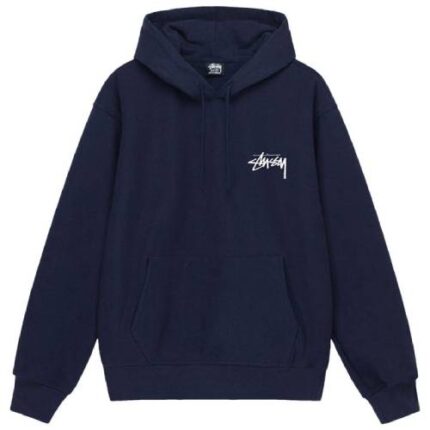 Stussy 8 Ball Fade Hoodie Navy