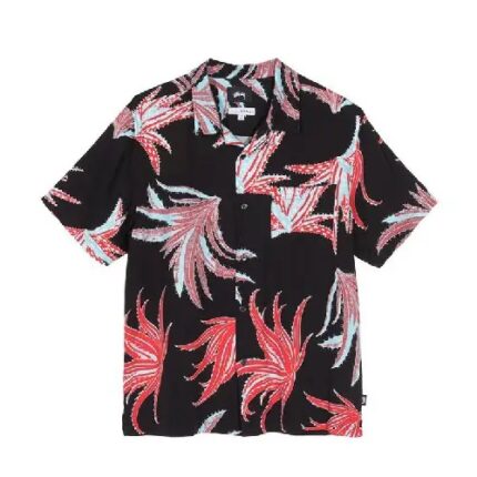 Stussy Cactus Rayon Black Shirt
