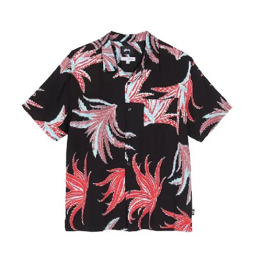 Stussy Cactus Rayon Black Shirt