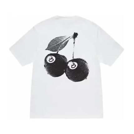 Stussy Cherries White Tee Shirt
