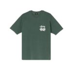Stussy Dice Pigment Green Dyed Tee