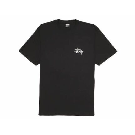 Stussy Doberman Black Tee Men's